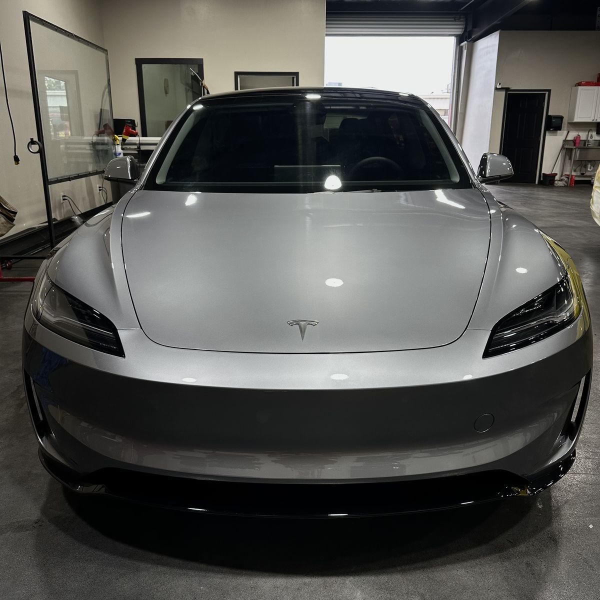 Tesla Model 3 finished and ready for pickup