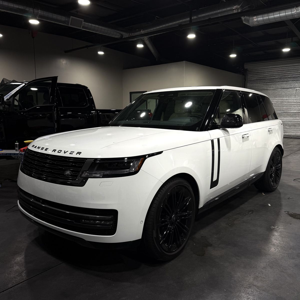 Range Rover with tint and paint protection film